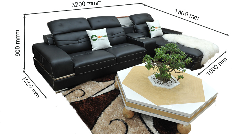 kích thước sofa phù hợp với phòng khách nhà ống